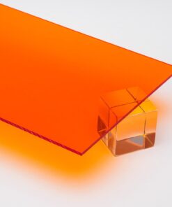 Amber Transparent Acrylic Sheet