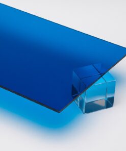 Dark Blue Transparent Acrylic Sheet