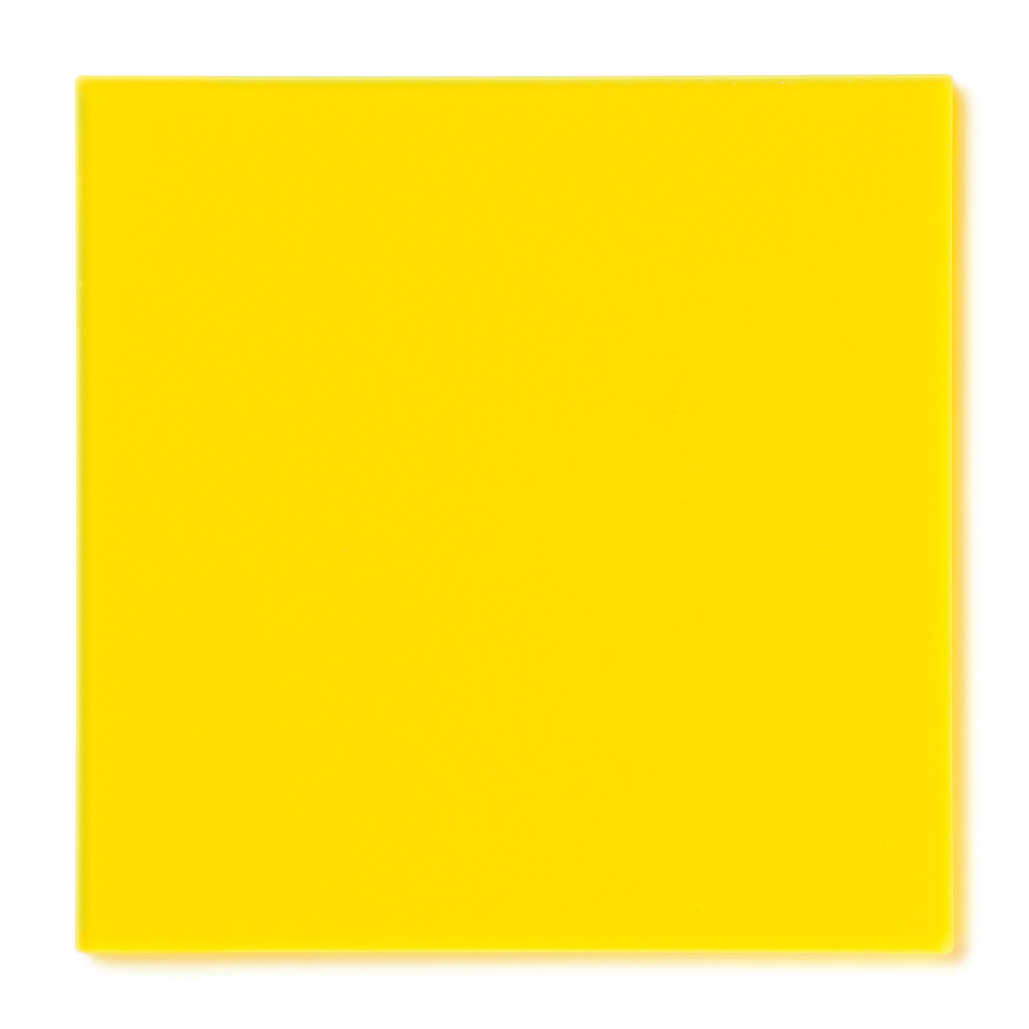 Yellow Fluorescent Acrylic Sheet