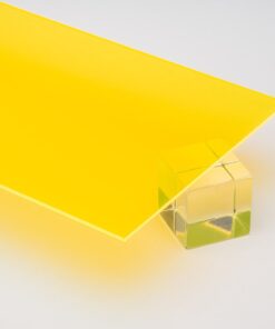 Yellow Fluorescent Acrylic Sheet