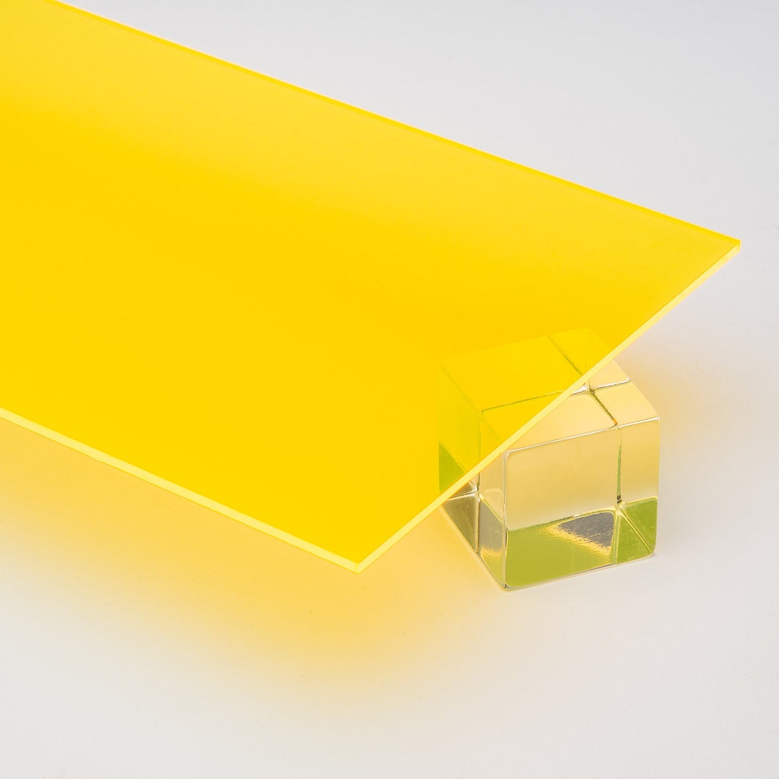 Yellow Fluorescent Acrylic Sheet