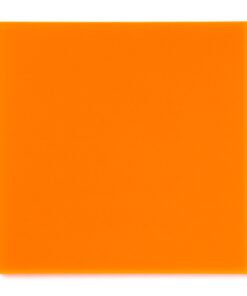 Orange Fluorescent Acrylic Sheet