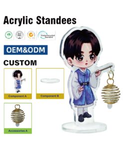 Custom Portable Lamp Acrylic Standees — custom design example