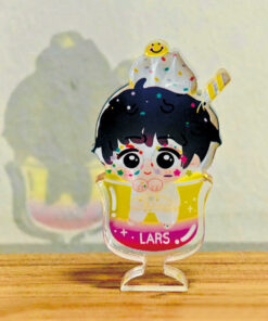 Custom Ice Cream Thick Acrylic Stand No Base — custom design example
