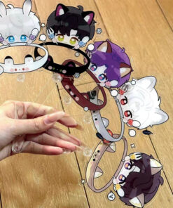 Custom Acrylic Support Stick — custom design example