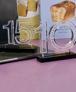 Custom Acrylic Medal Standees — detail reference example