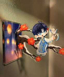 Custom Acrylic Standees Side Fridge Magnets — custom design example