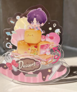 Custom Acrylic Shaker Standee — custom design example