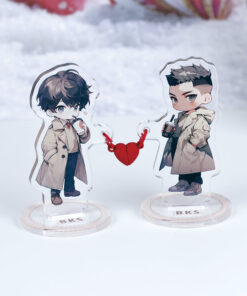 Custom Heart Magnetic Standees — detail reference example