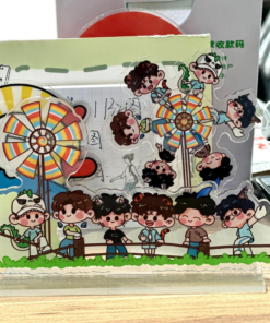 Custom Clear Ferris Wheel Standee — detail reference example