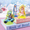 Custom Colored Edge Acrylic Standees — custom design example