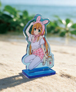 Custom Colored Edge Acrylic Standees — detail reference example