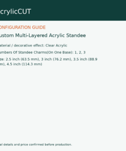 Custom Multi-Layered Acrylic Standee — configuration guide