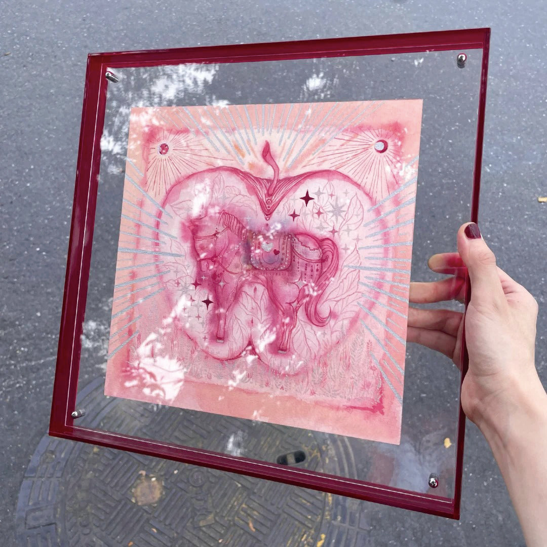 Custom Acrylic Photo Frame — detail reference example