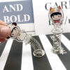 Custom Spring Shaker Acrylic Standees — custom design example