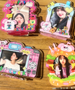 Custom Acrylic Photocard Holders Standees — custom design example