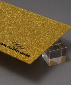 Broadway Gold Glitter Acrylic Sheet