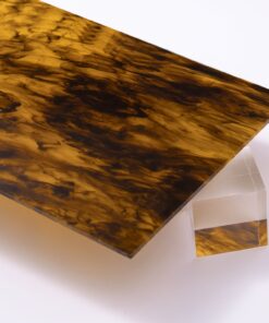 Cognac Tortoise Shell Acrylic Sheet