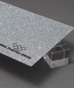 Empire Silver Glitter Acrylic Sheet