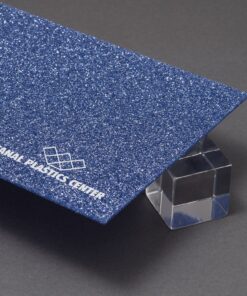 Hudson Blue Glitter Acrylic Sheet