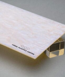 Iridescent White Pearl Acrylic Sheet