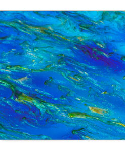 Peacock Blue Shimmer Acrylic Sheet
