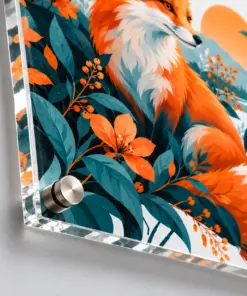 Custom UV Printed Clear Acrylic Signs — CustomGoods detail illustration
