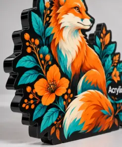 Custom UV Printed Black 2025 Acrylic Signs — CustomGoods detail illustration