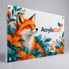 Custom UV Printed White 3015 Acrylic Signs — custom design example