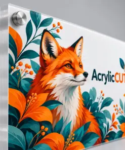 Custom UV Printed White 3015 Acrylic Signs — CustomGoods detail illustration
