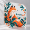 Custom UV Printed White 7328 Acrylic Signs — custom design example