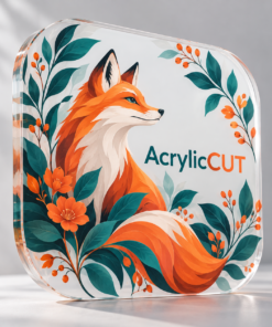 Custom UV Printed White 7328 Acrylic Signs — custom design example