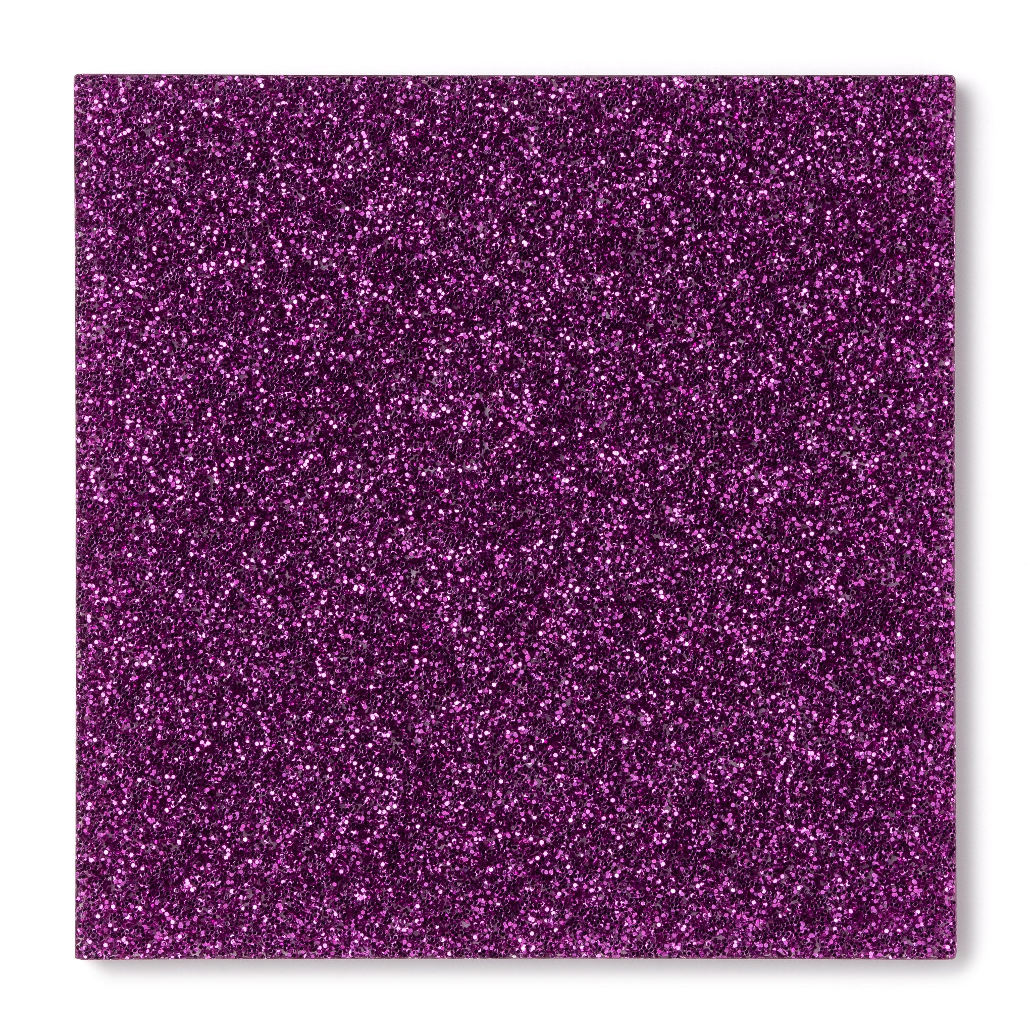 Queens Purple Glitter Acrylic Sheet