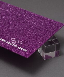 Queens Purple Glitter Acrylic Sheet