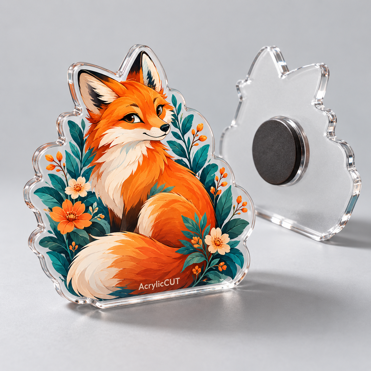 Custom Acrylic Magnets — custom design example