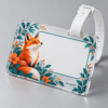 Custom Acrylic Luggage Tag — custom design example