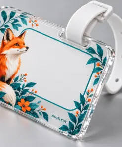 Custom Acrylic Luggage Tag — CustomGoods detail illustration