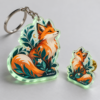 2" Glow-in-the-Dark Acrylic Pins & Keychains — custom design example