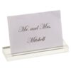 Custom Acrylic Wide Block Sign Holder — configuration example