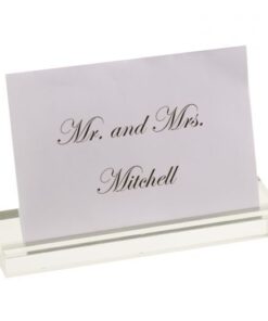 Custom Acrylic Wide Block Sign Holder — configuration example